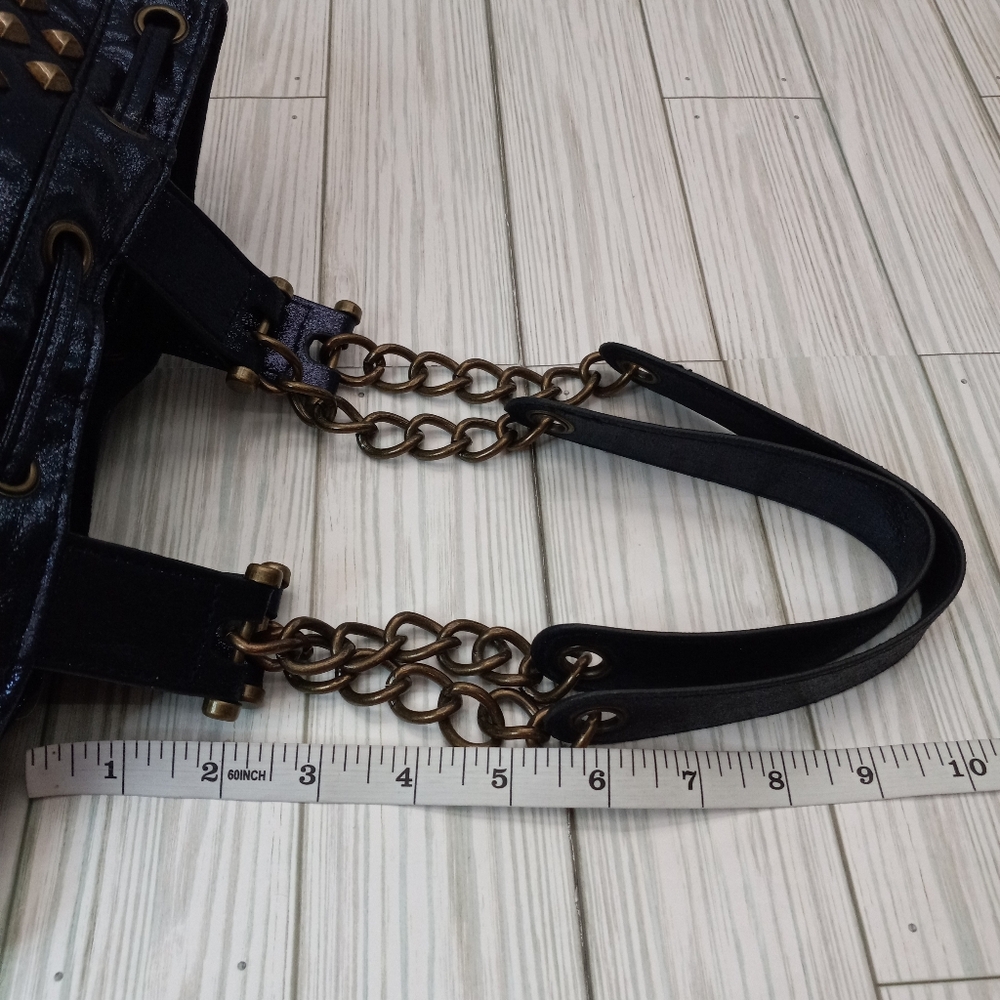 Disney Store Nightmare Before Christmas Metallic Studded Bucket Bag - Picture 10 of 12